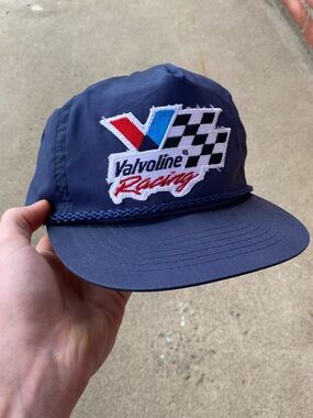 90s Vintage Valvoline Racing Snap Back Cap